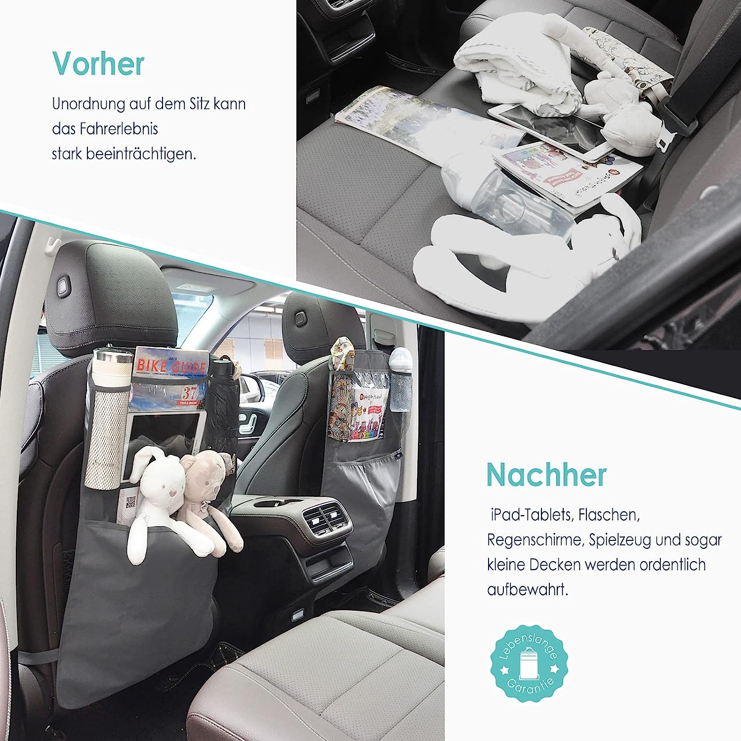 Auto organizer Bodenmatten rücksitzschutz Touchscreen tablet - Temu Austria
